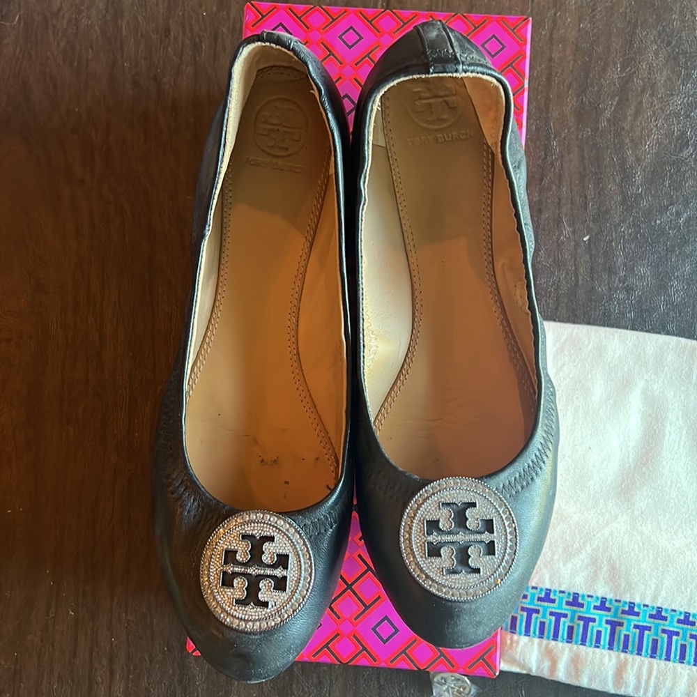 Tory Burch Ballet Flats Black